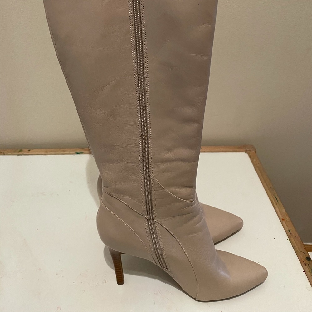 Nine West Tan High Heel Boots